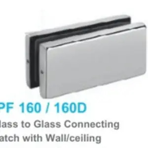 Wall to Glass Connecting Patch With Wall / Ceiling
